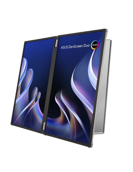 ASUS ZenScreen Duo OLED MQ149CD Monitor PC 35,6 cm (14") 1920 x 1200 Pixel WUXGA Argento