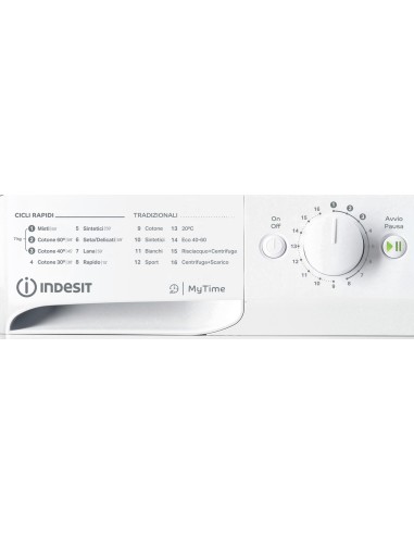 Indesit MTWC 71296 W IT lavatrice Caricamento frontale 7 kg 1200 Giri min Bianco