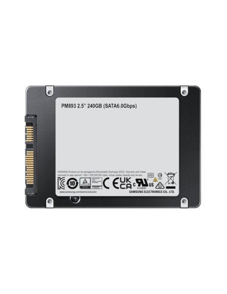 Samsung PM893 240 GB 2.5" Serial ATA III V-NAND TLC