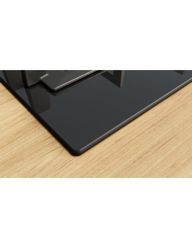 Bosch Serie 4 PNP6B6K40 , Piano cottura a gas, 60 cm, Vetro temperato, Nero