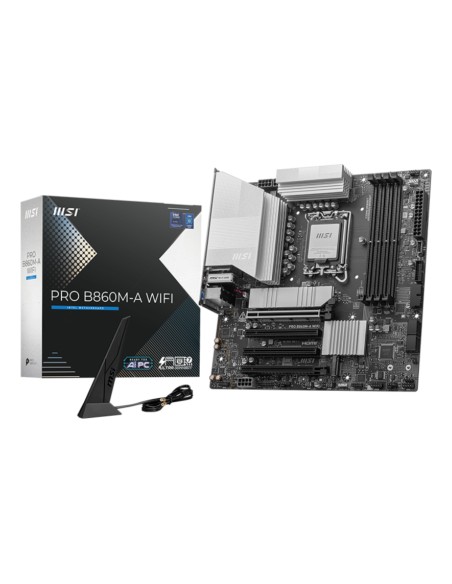 MSI PRO B860M-A WIFI scheda madre Intel B860 LGA 1851 (Socket V1) micro ATX