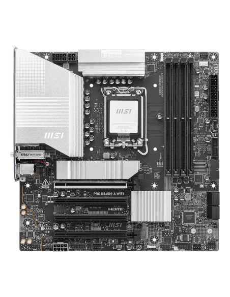 MSI PRO B860M-A WIFI scheda madre Intel B860 LGA 1851 (Socket V1) micro ATX