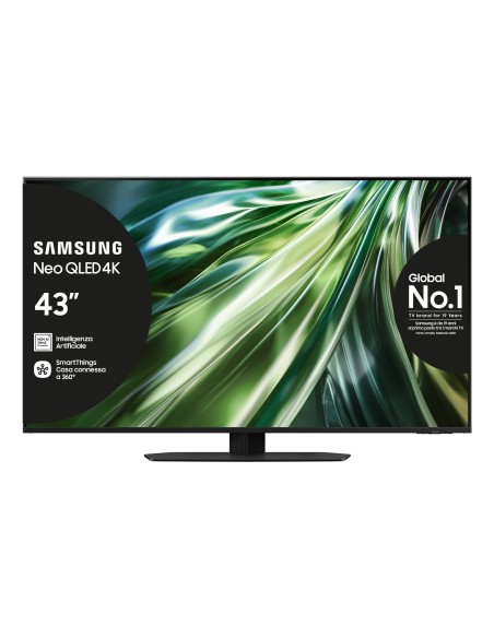 Samsung Smart TV 43” QE43QN90DATXZT Neo QLED 4K Mini LED Titan Black 2024, Processore NQ4 AI GEN2, Tecnologia Quantum Matrix,
