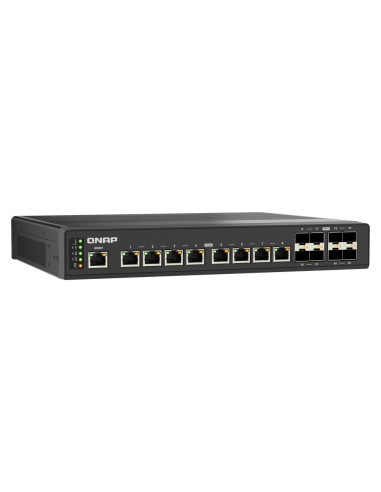 QNAP QSW-IM3216-8S8T switch di rete Gestito 10G Ethernet (100 1000 10000) Nero