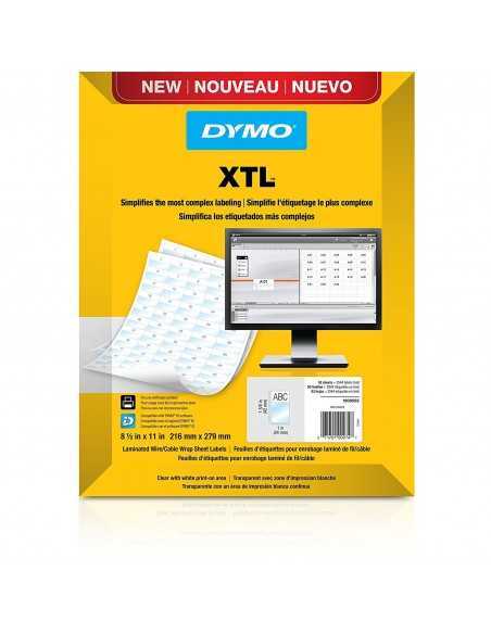 Dymo FOGLIO ETICHETTE XTL LAM 54X23 N B  1908557  MATERIALE DI CONSUMO