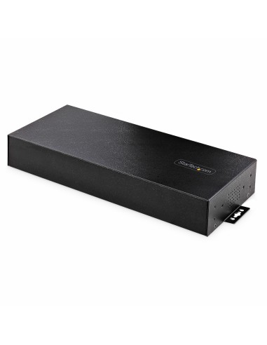 StarTech.com Hub USB Industriale 5Gbps a 16 porte con adattatore di alimentazione, enclosure in metallo, montabile, protezione