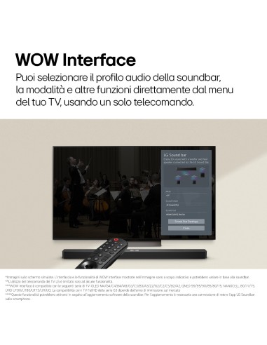 LG Soundbar S70TR, 500W su 5.1.1 canali, Dolby Atmos, DTS X, Casse posteriori incluse