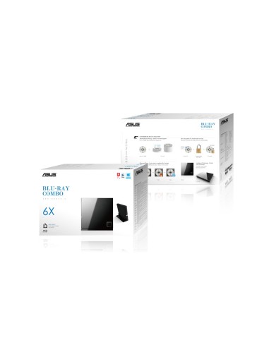 ASUS SBC-06D2X-U lettore di disco ottico Blu-Ray DVD Combo Nero