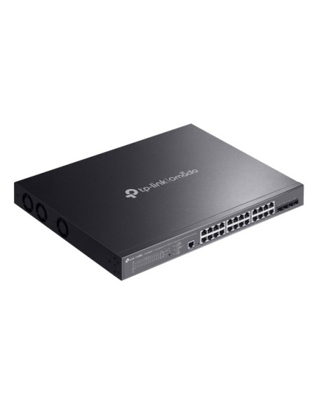 TP-Link Omada SG3428XMPP switch di rete Gestito L2+ Gigabit Ethernet (10 100 1000) Supporto Power over Ethernet (PoE) 1U Nero
