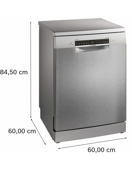 Bosch Serie 6 SMS6ZCI10E Lavastoviglie da libera installazione 60 cm Acciaio Classe B