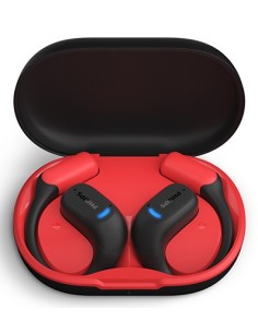 Philips 6000 series TAA6709BK 00 cuffia e auricolare True Wireless Stereo (TWS) A clip Sport Bluetooth Nero, Rosso