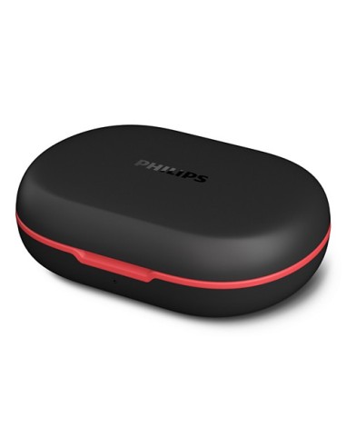 Philips 6000 series TAA6709BK 00 cuffia e auricolare True Wireless Stereo (TWS) A clip Sport Bluetooth Nero, Rosso