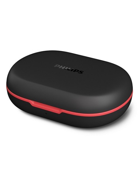 Philips 6000 series TAA6709BK 00 cuffia e auricolare True Wireless Stereo (TWS) A clip Sport Bluetooth Nero, Rosso