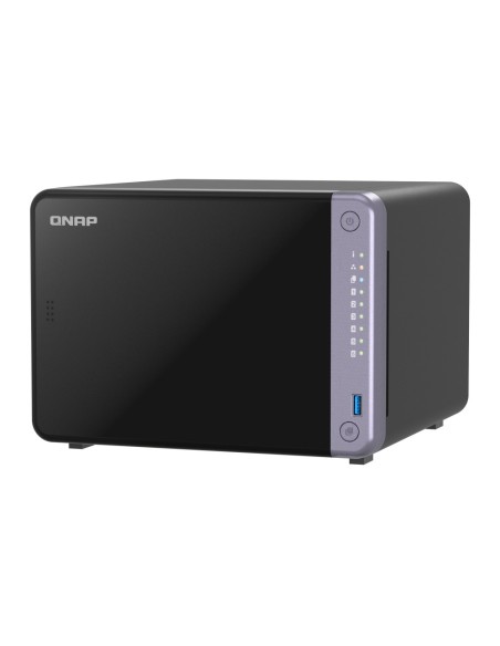 QNAP TS-632X-4G server NAS e di archiviazione Tower Alpine Alpine AL-524 4 GB DDR4 QNAP QTS Nero