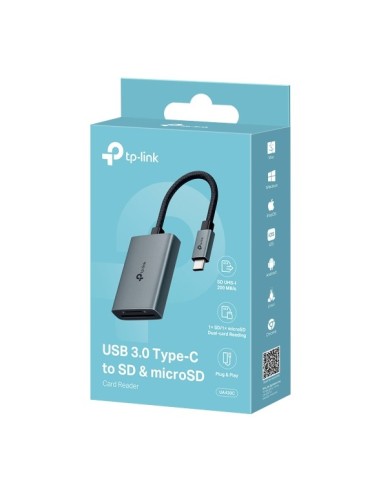 TP-Link UA430C lettore di schede USB 3.2 Gen 1 (3.1 Gen 1) Type-C Grigio