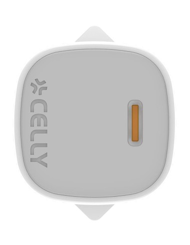 Celly UPTC1USBC20WWH Caricabatterie per dispositivi mobili Microfono, Smartphone, Orologio intelligente, Tablet, Telefono