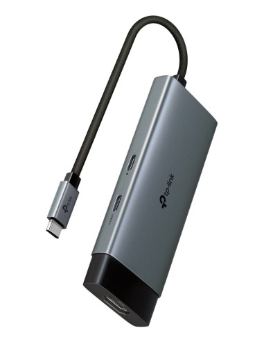 TP-Link UH5020C hub di interfaccia USB tipo-C 5000 Mbit s Grigio
