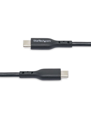 StarTech.com Cavo USB-C da 1m, cavo di ricarica USB-C, cavo USB 2.0 Tipo-C per laptop, 60W 3A Power Delivery, rivestimento in