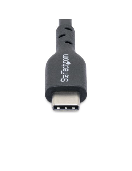 StarTech.com Cavo USB-C da 2m, cavo di ricarica USB-C, cavo USB 2.0 Tipo-C per laptop, 60W 3A Power Delivery, rivestimento in