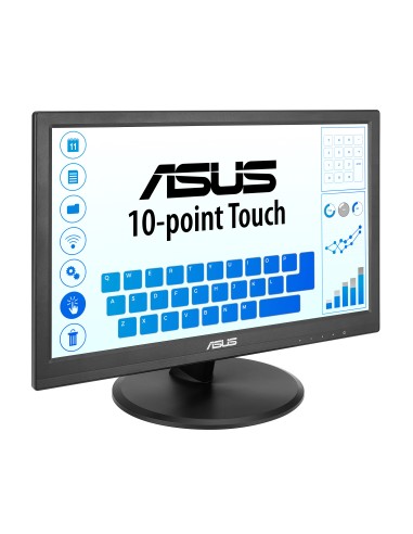 ASUS Touch VT169HE Monitor PC 39,6 cm (15.6") 1920 x 1080 Pixel Full HD LED Touch screen Da tavolo Nero