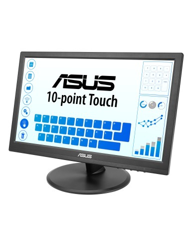 ASUS Touch VT169HE Monitor PC 39,6 cm (15.6") 1920 x 1080 Pixel Full HD LED Touch screen Da tavolo Nero
