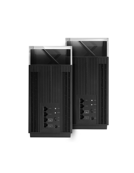 ASUS ZenWiFi Pro XT12(2-PK) Banda tripla (2.4 GHz 5 GHz 5 GHz) Wi-Fi 6 (802.11ax) Nero 4 Interno
