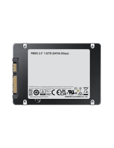 Samsung PM893 1,92 TB 2.5" Serial ATA III V-NAND TLC
