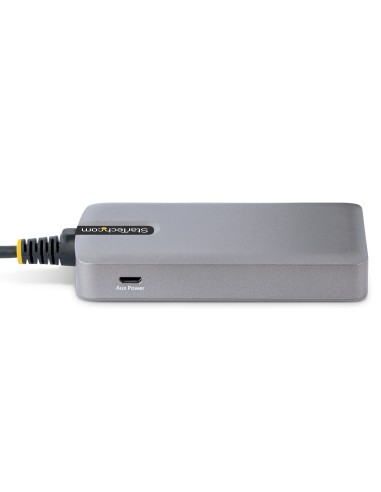 StarTech.com Hub USB a 3 porte con Ethernet - Hub USB 3.0 5Gbps alimentato via bus - Hub splitter USB-A a 3x USB-A portatile