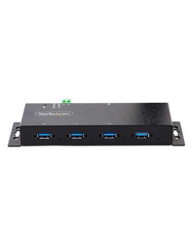 StarTech.com Hub USB 3.0 Industriale a 4 Porte - Multipresa USB Alimentata, ESD e Protezione da Sovratensione - Ciabatta USB-A