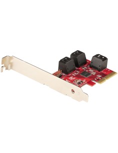 StarTech.com Scheda PCI Express 3.0 a SATA - Scheda di Espansione PCIe SATA a 6 porte - 6 Gbps - Staffa a Profilo Basso -