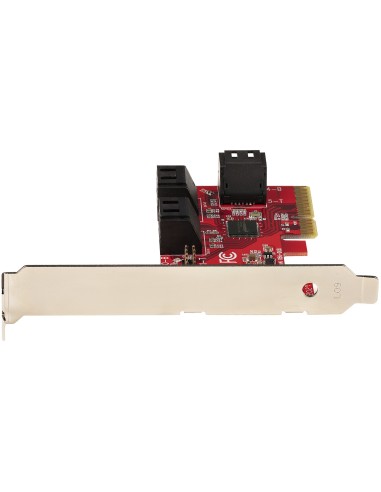 StarTech.com Scheda PCI Express 3.0 a SATA - Scheda di Espansione PCIe SATA a 6 porte - 6 Gbps - Staffa a Profilo Basso -