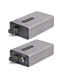 StarTech.com Extender USB 3.0 a 2 Porte su Fibra Multimodale OM3 - LC LC - Hub 2x USB-A 5Gbps - Resistente Estensore USB su 2