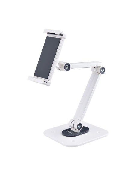 StarTech.com Supporto per Tablet da Tavolo - Braccio Porta Tablet Regolabile da Scrivania - Stand Universale per Tablet