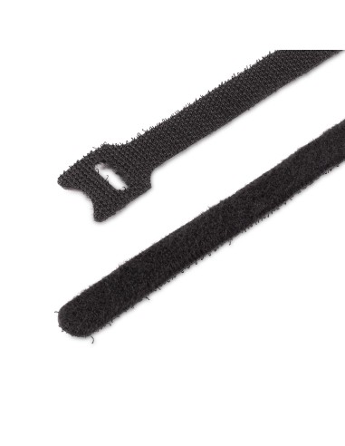 StarTech.com Fascette Fermacavi a Strappo da 15cm - Confezione da 50 pezzi - Nero - Fascette Riutilizzabili per Cablaggio con