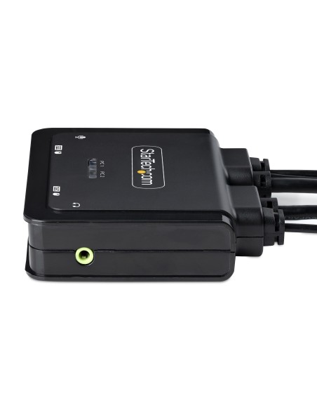 StarTech.com C2-H46-UAC-CBL-KVM switch per keyboard-video-mouse (kvm) Nero