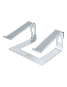 StarTech.com Supporto per PC Portatile da Scrivania in Alluminio Argento supporta fino a 5 kg, Rialzo Ergonomico per Laptop,