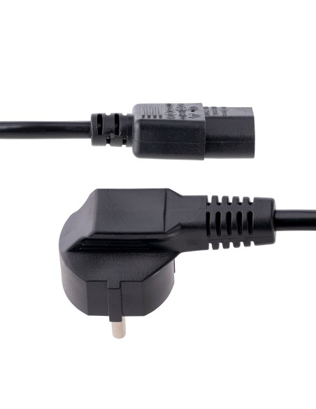 StarTech.com Cavo di alimentazione per PC da EU Schuko a C13 da 3 m, Cavo di corrente AC 250V 10A 18AWG, Cavo di ricambio con