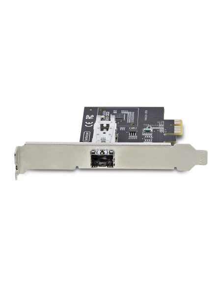 StarTech.com Scheda di Rete SFP GbE a 1 porta, PCIe 2.1 x1, Intel I210-IS, Controller 1GbE, 1000BASE rame fibra ottica, NIC
