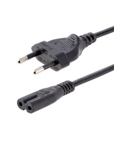 StarTech.com Cavo di Alimentazione CA da 2m, Spina EuroPlug a C7, 2.5A-250V, 18AWG, Cavo Elettrico di Ricambio con spina
