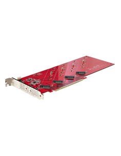 StarTech.com QUAD-M2-PCIE-CARD-B scheda di interfaccia e adattatore Interno M.2