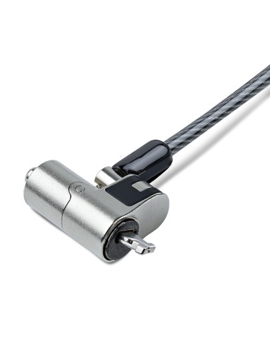 StarTech.com NANOK-LAPTOP-LOCK cavo di sicurezza Nero, Argento 2 m