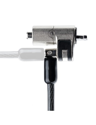 StarTech.com NANOK-LAPTOP-LOCK cavo di sicurezza Nero, Argento 2 m