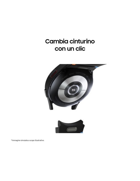 Samsung Galaxy Watch FE 40mm Smartwatch Analisi del Sonno, Ghiera Touch in Alluminio, Pink Gold