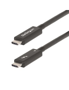 StarTech.com A40G2MB-TB4-CABLE Cavo Thunderbolt 2 m 40 Gbit s Nero
