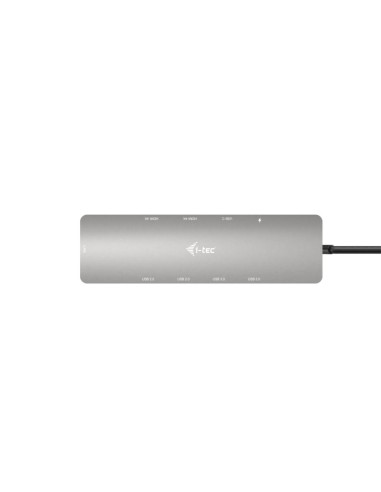 i-tec Metal USB-C Nano 2x Display Docking Station with PD 100 W + Charger 112W