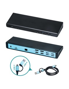i-tec USB 3.0   USB-C   Thunderbolt 3 Dual Display Docking Station + Power Delivery 85W