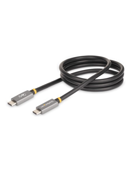 StarTech.com Cavo USB4 da 1 m, Cavo USB Type-C Certificato USB-IF, 40 Gbps, cavo di ricarica e trasferimento dati USB-C, 100W