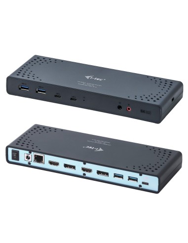 i-tec USB 3.0   USB-C   Thunderbolt 3 Dual Display Docking Station + Power Delivery 65W