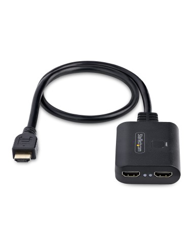 StarTech.com Splitter HDMI 4K a 2 Porte - Sdoppiatore Video HDMI 2.0 4K 60Hz con 1 Ingresso e 2 Uscite - Hub HDMI HDR HDCP 2.2