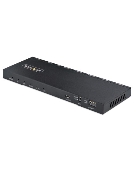 StarTech.com Splitter HDMI 4K con 4 Porte - Sdoppiatore HDMI 2.0 4K 60Hz 1 In e 4 Out - HUB HDMI 4K con Scaler Integrato -